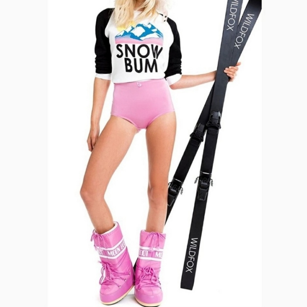 WILDFOX SNOW BUM made in LA long sleeve jumper XS